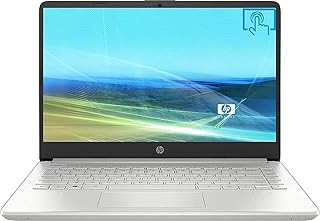 احدث لابتوب HP بشاشة لمس 14 انش HD ومعالج انتل كور i3-1115G4 3.0H جيل 11 (افضل من i5-1035G1) وRAM 8GB وSSD 256GB وواي فاي 5 وكاميرا ويب وويندوز 10 وملحقات ايروسيفلامينغو