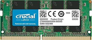 ذاكرة فردية دي ار 4 من كروشال (PC4-21300) اس اكس 8 سوديم 260 دبوس، سعة 16.0 GB، DDR4