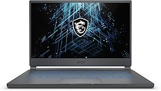 MSI لابتوب العاب ستيلث 15 ام: شاشة 15.6 انش 144Hz FHD 1080p انتل كور i7-11375H نفيديا جيفورس RTX 3060 16GB 512GB SSD ثاندربولت 4 واي فاي 6 ويندوز 10 رمادي A11UEK-009 15M A11UEK-009