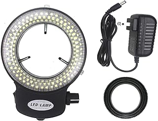 مصباح حلقي LED LED قابل للتعديل 144 مصباح LED لمجهر ستيريو (144 مصباح LED حلقي) LED-144-ZK