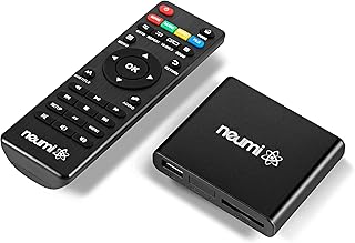 مشغل وسائط رقمي اتوم 1080P FHD من نيومي لمحركات USB وبطاقات SD، HEVC/H.265، HDMI وايه في انالوج، تشغيل تلقائي، حلقات، قدرة الزناد