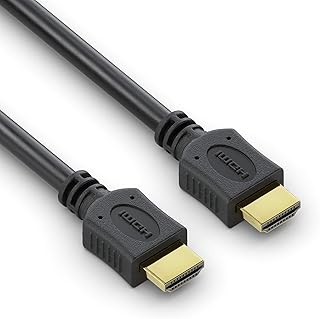 كونكتو كابل HDMI عالي السرعة مع ايثرنت الترا اتش دي، موصلات مطلية بالذهب، 4 كيه، اسود، 1.50 متر