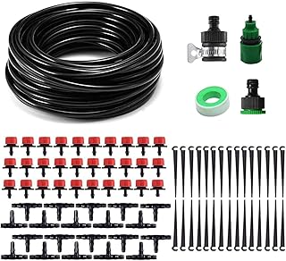مجموعات الري بالتنقيط من 3 ام بطول 25 متر أكسسوارات الري للحديقة، خرطوم أنابيب توزيع نظام ري النباتات، مجموعة ري بالخرطوم لنباتات الحديقة لتفعل ذلك بنفسك