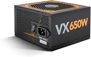 نوكس اكستريم بروداكتس محرك اورانوس VX 650 واط اصدار برونزي 650 واط ATX اسود برتقالي - مزود طاقة (650 واط، 200-240، 47-63، اكتيف، 120 واط، 600 واط)