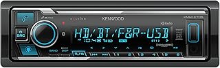 كينوود ستيريو سيارة رقمي متعدد الوسائط اكسيلون من KMM-X705 - DIN مفرد مع بلوتوث، راديو AM/FM HD، اليكسا مدمج، الوان متغيرة، سيريوس اكس ام