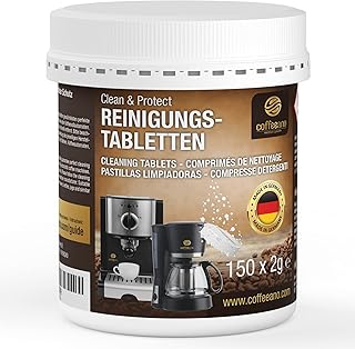 Coffeeano 150 Cleaning Tablets for Fully Automatic Coffee Machines and Coffee Machines Cleaning Tablets for Delonghi, Siemens, EQ Series, Jura, Krups, Bosch, Miele, Melitta, WMF and much more