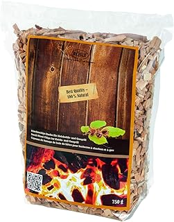 RÖSLE Beech Smoking Chips 750 g for Smoker Box on Smokers, Charcoal and Gas Grills, Smoke-Active, Natural Wood, Brown