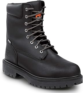 حذاء Timberland PRO 8IN رجالي، صلب عند الأصابع، EH، مقاوم للانزلاق MaxTrax، حذاء WP، من تيمبرلاند برو، بووتس