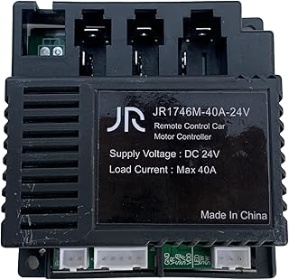 جهاز استقبال صندوق تحكم JR1746M-40A-24V بدون جهاز تحكم عن بعد، ملحق استقبال اشارة، تركيب كهربائي للاطفال، قطع غيار سيارات اطفال، من فوليهاوبو