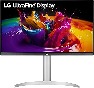 LG شاشة كمبيوتر الترا اتش دي 27 بوصة 27UP850N-W بتقنية IPS 4K مع شاشة فيسا HDR400 وUSB نوع C، ابيض، من ال جي