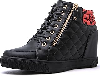 GLOBALWIN Women's Ankle Boots Wedge Sneakers For Women