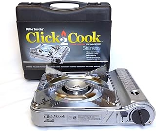 موقد بيلا تافولا BT-5000 Click2Cook محمول يعمل بالبوتان من الستانلس ستيل