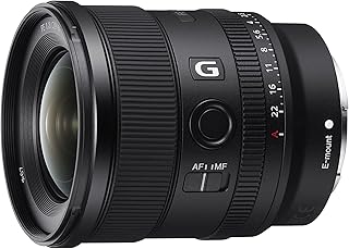 Sony SEL20F18G - عدسة كاملة الإطار FE 20mm F1.8 G - فتحة كبيرة ، عدسة أساسية بزاوية واسعة للغاية للصور الثابتة والأفلام