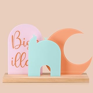 WinnerWhy 3 Pcs Acrylic Ramadan Table Sign Eid Moon House Castle Decorations Ramadan Mubarak Centerpiece for Happy Mubarak Kareem Islamic Muslim Festival Party Room Home Craft Supplies