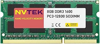 ان في تيك ذاكرة RAM 8GB DDR3-1600 PC3-12800 SODIMM ترقية للابتوب