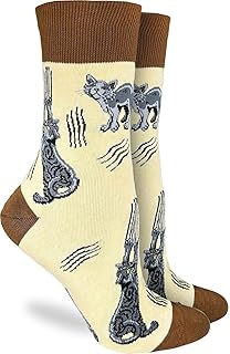 Women's Cat Socks, Adult, Scratchy Cats, One size