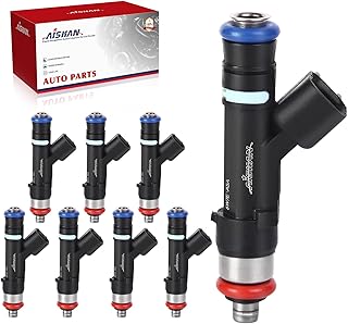 AISHAN 8PCS Fuel Injectors 4 Holes Compatible with Ford Crown Victoria, for Lincoln Town Car, for Mercury Grand Marquis V8 4.6L 2006 2007 2008 2009 2010 Replace# 0280158089 FJ958