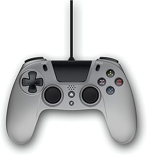 Gioteck VX4 Wired Silver Controller PS4 & PC PS4 من جيوتيك سلكي فضي