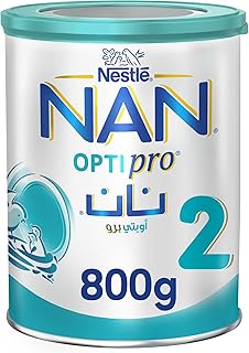 حليب نان اوبتي برو للمرحلة 2 من عمر 6 الى 12 شهر من نستله، 800 غم