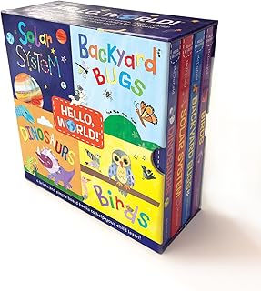 Doubleday Books Hello, World! Boxed Set: Solar System; Dinosaurs; Backyard Birds; Bugs