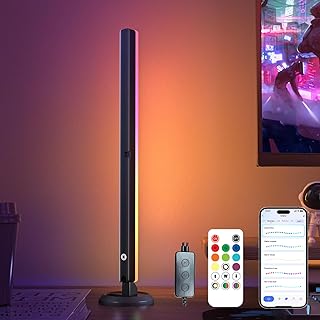 sailsco Smart LED Light Bar, TV Backlight, Gaming Lamp Works RGBIC Ambient Smart Sync with Music and App Control for Gaming, Decoration, PC, TV, Room Decoration, USB Interface