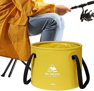 Folding Bucket | Portable Folding Bucket Ultra Lightweight Outdoor | Water Container Fishing Bucket for Fishing Travelling Camping Hiking