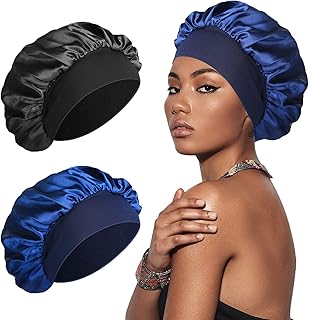 SWEET VIEW Silk Cap, Satin Bonnet, Silk Hair Wrap for Sleeping, Soft and Comfortable Silk Sleep Cap