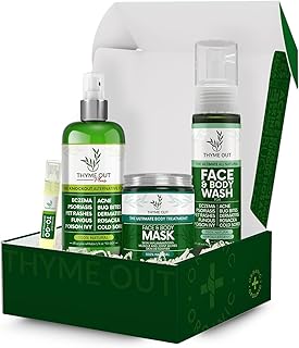 Thyme Out Subscription Box - Includes Plus 8oz, Face & Body Mask, Face & Body Wash 7.1 fl oz