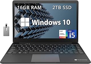 جيت واي لابتوب رفيع للغاية بشاشة IPS FHD مقاس 14.1 انش ومعالج انتل كور i5-1135G7 وذاكرة RAM 16GB وSSD 2TB وبطاقة عرض مرئي انتل ايرس Xe وكاميرا 1.0 ميجابكسل وماسح بصمة الاصبع وواي فاي وويندوز 10 وبطاقة