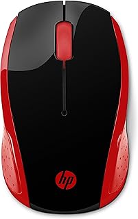 HP ماوس 200 اللاسلكية (الامبراطورة الأحمر) (2HU82AA)