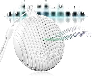 جودتول الة ضوضاء بيضاء، جهاز صغير محمول 10 اصوات مهدئة للنوم، الة صوت ضوضاء بيضاء، للاطفال والبالغين للنوم والمنزل والسفر