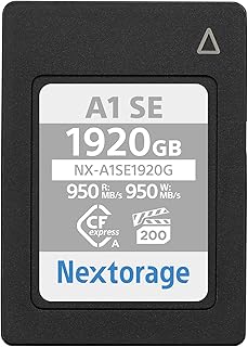 بطاقة CF-Express 2.0 نوع A NX-A1SE 1920GB VPG 200 قراءة 950 ميجابايت/ثانية كتابة 950 ميجابايت/ثانية من نيكستوريج