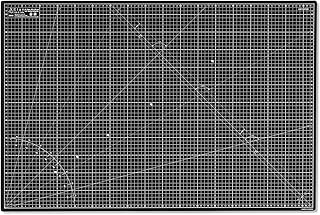 ايلان بساط تقطيع A1 اسود ورمادي داكن، بساط للحرف اليدوية من 5 طبقات، لوح تقطيع ذاتي الشفاء، بساط فني، بساط قطع ذاتي الشفاء، 90 × 60، ملحقات الخياطة للخياطة واللحاف والحرف اليدوية