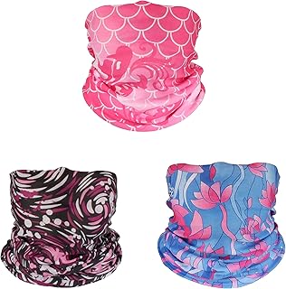 Neck Gaiter Face Mask Cover Scarf Bandana Balaclava - Multi-Functional Headwear - Men's and Women's