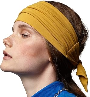 BLOM Non Slip Headbands - Wide Headbands for Women - Yoga Headbands for Women - Workout Headband for Women - Wear for Fashion, Travel, or Running Multi Style - Gym Wrap - Beau Tie