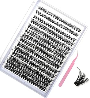 Glue Free Self Adhesive Eyelashes, Cluster Lashes, Cluster Lashes 60D-9-16MIX, 200 Cluster Lashes, 60P Cluster Lashes, Individual Lashes, Dim Cluster Lashes Handmade