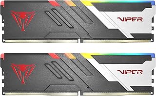 مجموعة ذاكرة العاب باتريوت فايبر فينوم RGB DDR5 32GB (2 × 16GB) 6000MHz UDIMM - PVVR532G600C36K