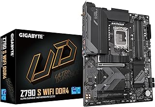 جيجابايت لوحة ام Z790 S واي فاي DDR4 LGA 1700 انتل ATX مع تريبل M.2 منفذ الملحقات الاضافية السريع 4.0 USB 3.2 الجيل الثاني نوع C شبكة محلية LAN 2.5GbE PCIe EZ لاتش مفاتيح متعددة