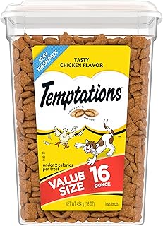 Mars Temptations Classic Treats for Cats Tasty Chicken Flavor, 16 Ounces by Petcare Us