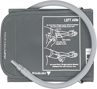 فايف بريسيجن سوار بديل - لمراقبة ضغط الدم الاوتوماتيكية والالة الرقمية - مقاس لمحيط الذراع العلوي من 22 الى 42 سم - للبالغين وكبار السن (مقاس M)