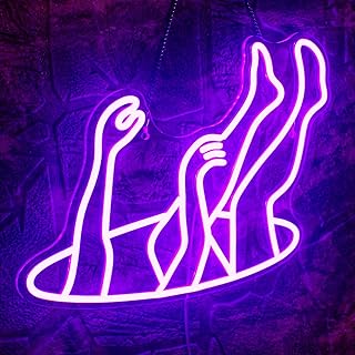 WLHOPE Falling Down Neon Sign