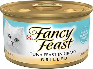 Purina Fancy Feast Grilled Tuna Wet Cat Food, 85g, (24) 3 oz. Cans