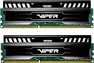 باتريوت ميموري Viper 3 Black Mamba PV316G160C9K وحدة ذاكرة 16 جيجابايت (1600 ميجاهرتز، CL9، 2 × 8 جيجابايت) مجموعة ذاكرة DDR3-RAM