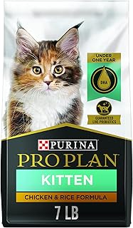 Purina Pro Plan With Probiotics, High Protein Dry Kitten Food, Chicken & Rice Formula - 7 lb. Bag