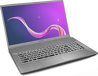 MSI كريتور 17M A10SE-216 17. لابتوب 3 انش 144Hz FHD كرياتور انتل كور i7-10750H RTX 2060 16GB 1TB NVMe SSD ويندوز 10 برو