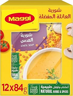 شوربة عدس 12×84 غرام من ماجي