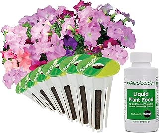 ايروجاردن Cascading Petunias Seed pod Kit for ايروجاردن المائية حديقة داخلية، 6 كبسولات