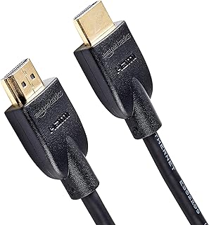 كيبل HDMI عالي السرعة 4 كيه بطول 6 قدم من امازون بيسكس، عبوة قطعة واحدة، (حاسوب شخصي، تلفزيون)