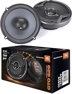 مكبرات صوت مكون 6-1/2 انش - JBL Stage 600C 300 واط كحد اقصى 100 RMS 15 سم - 1.3 4 اوم سلسلة ستيج سيريز ثنائية الاتجاه للسيارة / سماعات اذن مجانية من الفاسونيك متحد المحور