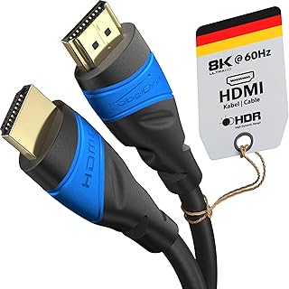 كالبل دايركت كيبل HDMI 4 كيه 21 متر عند 120 هرتز 60 تجربة اتش دي مذهل ايثرنت عالي السرعة متوافق مع 2.0 1.4 بلو راي PS4 PS5 Xbox Series X سويتش أسود